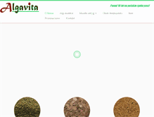Tablet Screenshot of algavita.pl